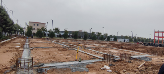 運城市國森彩印新建醫藥包裝生產線項目研發樓主體施工正式啟動
